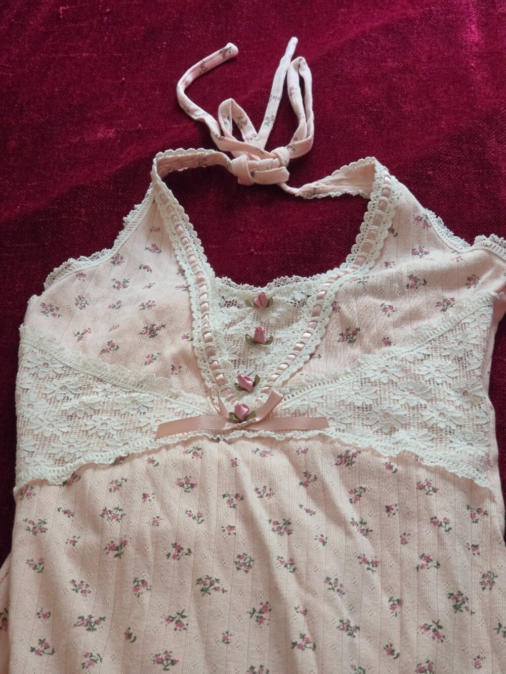 LACEMADE ROSE JAM FLORAL KNIT MIDI SIZE SMALL BRAND NEW! - Picture 5 of 8